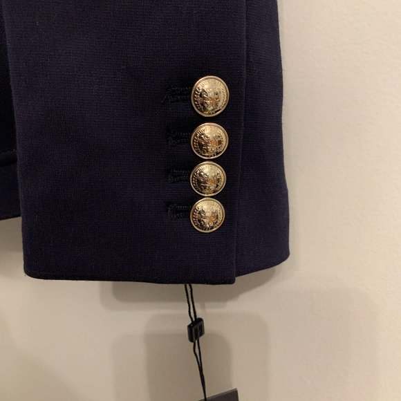 NWT Tommy Hilfiger Navy Blue Gold Button Blazer 6 - Picture 5 of 7